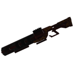 Burgundy Vintage Sniper Rifle