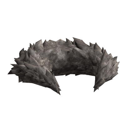 Light Grey Neck Fur Collar