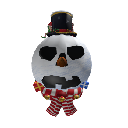 Classic Snowman Pumpkin