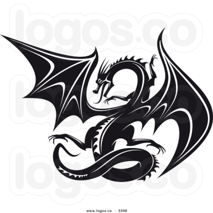 black dragon Roblox decal