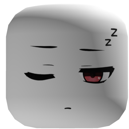 ♡ Sleepy Menace Chibi Face Roblox item