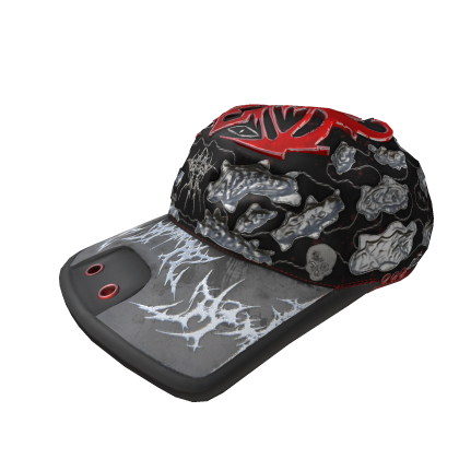 BLOODLINE Y2K CAP[Cyber Grunge+Punk Streetwear]