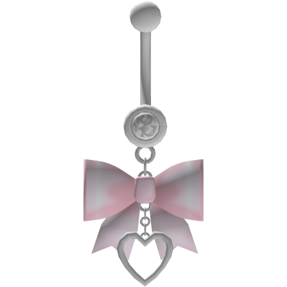 ♡ (3.0) pink belly piercing