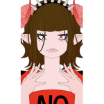 The girl with the ugly face