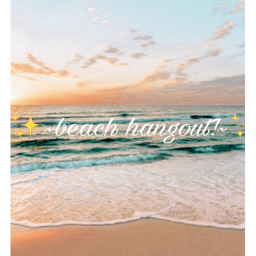 🌸beach hangout🌸