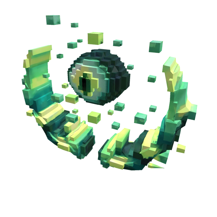 8-Bit Fiery Ender Horns