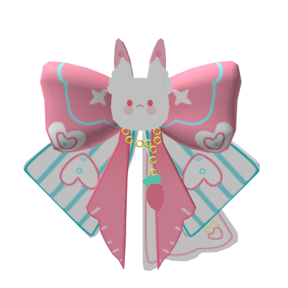Pink Bunny Bow 3.0 Roblox item