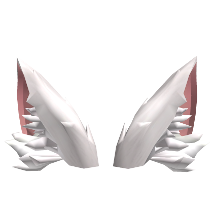 White Pointy Fluffy Ears