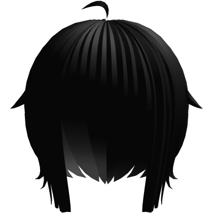 short moe emo hair with tuffs ; black ꩜ 