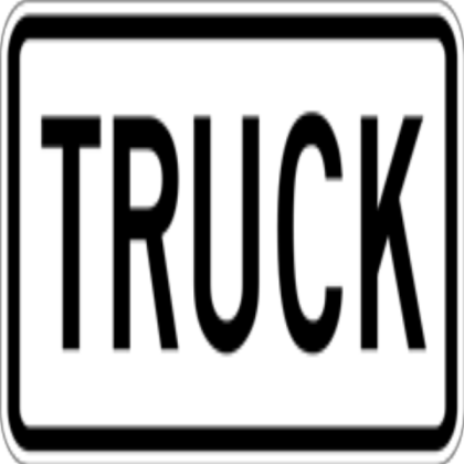 Truck sign Roblox decal