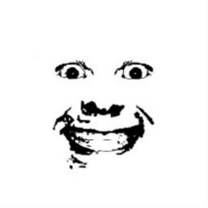 scary face Roblox decal