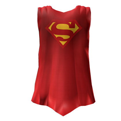 [-₩-] Big Blue's Red Emblematic Cape
