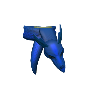 Cobalt Daring Dragon Scarf