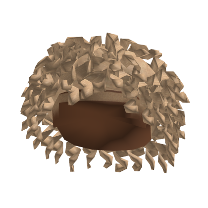 Blonde Long Curly Fro Roblox item