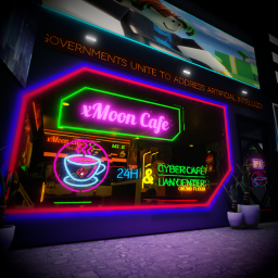xMoon Cafe Showcase