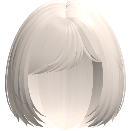 gothic wispy messy short bob in blonde