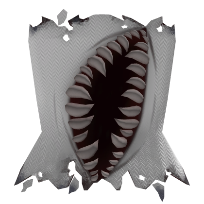 White Dress - Giant Red Monster Mouth Teeth 👄🦷
