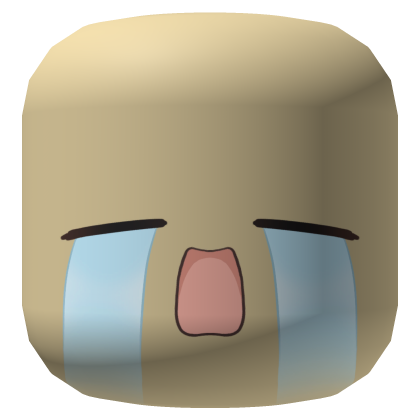 Kawaii Sobbing Eyes Sad Anime Face Roblox item