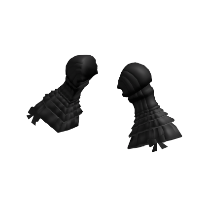 Ruffle Puff Sleeves Black thumbnail