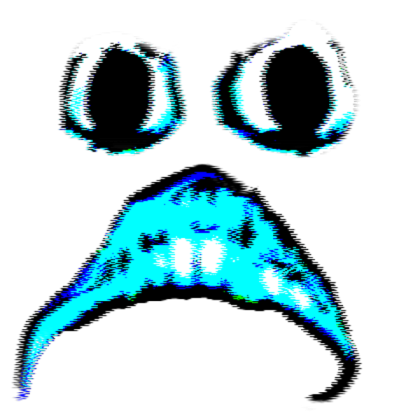 scary face Roblox decal
