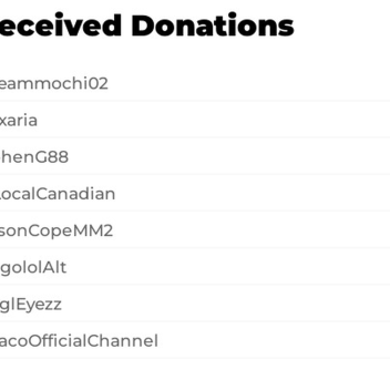 Tysm EagleEyesJR for donating me