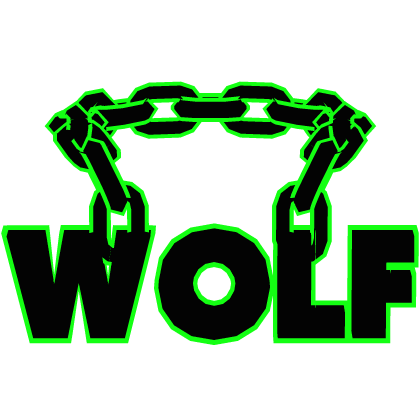 Cartoony Green Wolf Chain Roblox item
