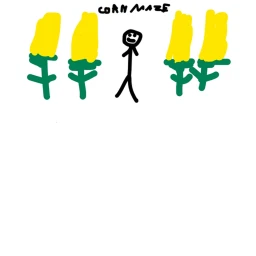 Corn maze icon