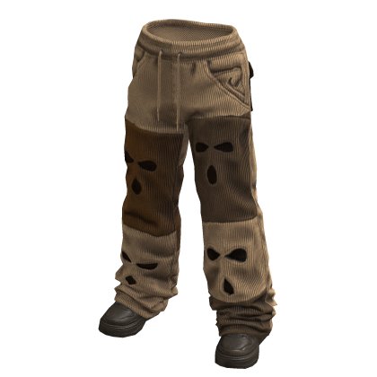 Theft Distressed Sweatpants Brown ⭐ thumbnail