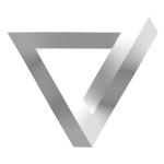 3D White Impossible Triangle
