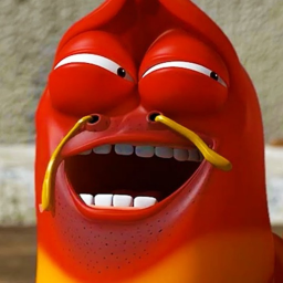 RUN FROM RED LARVA! (OBBY)