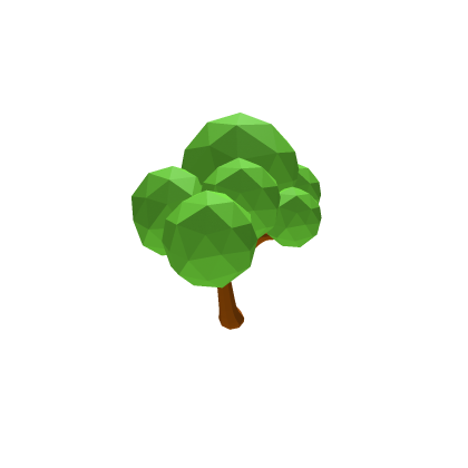 Low Poly Tree - Cartoon