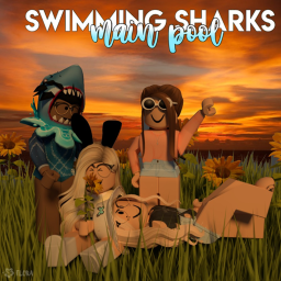 Swimming Sharks - Pool  [V1]