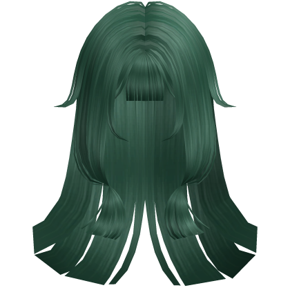 Soft Anime Straight Hime Hair (Green)