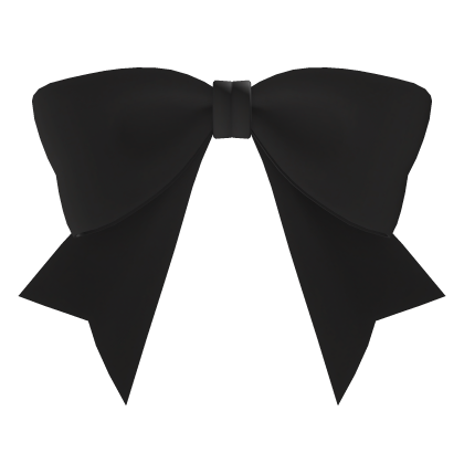 Dark Grey Neck Bow Roblox item