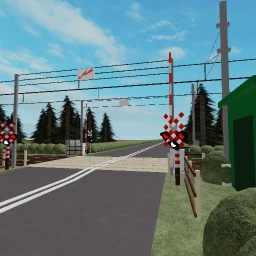 Belgian railroad crossing  icon