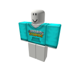 HybridStudios cyan hoodie