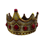 Royal Red Golden Crown