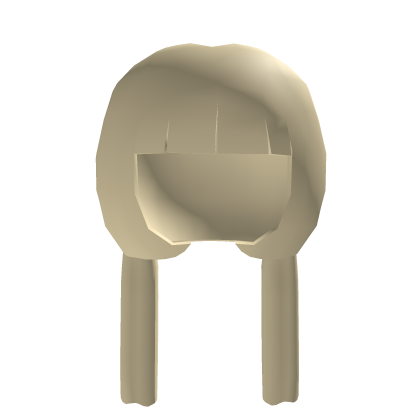 ♡ : Low Poly Ponytail Blond Hair Wii Mii Roblox item