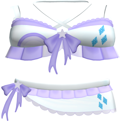 cutesy white pastel pony purple bow diamond dress