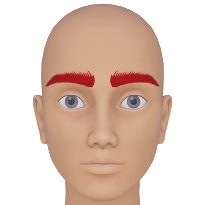 Thick Manly Red Eyebrows