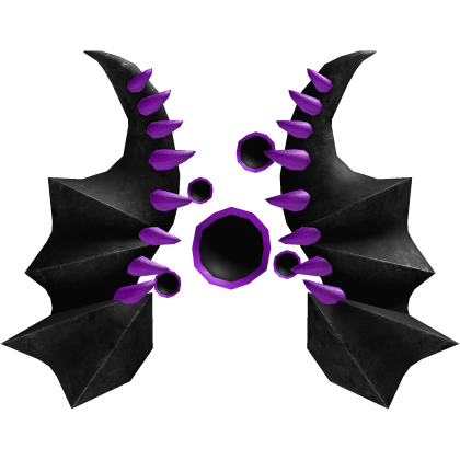 (Purple) Spiked Demon Horns