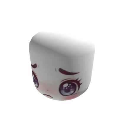 Kawaii Anime Sad (head)