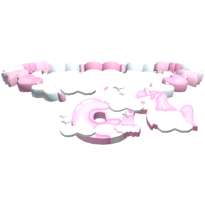 ♡ ꒰ kawaii d initial necklace w unicorn charm ꒱  Roblox item