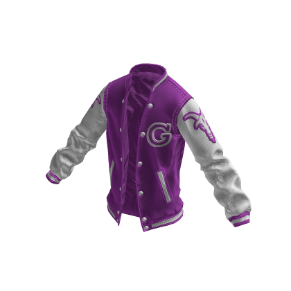 College Jacket | Pink White