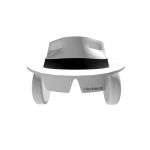 White Clockwork Shades + Headphones + Fedora