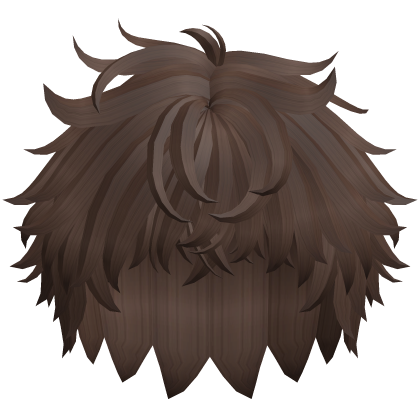 Messy Anime Short Wolfcut (Brown)