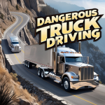 Dangerous truck driving