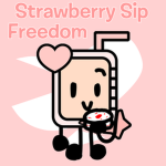 Strawberry Sip Freedom