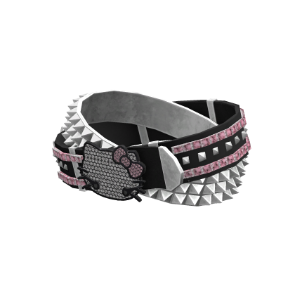 Cute Black Y2k Cat Belt