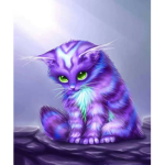 The Purple cat 💜🐱
